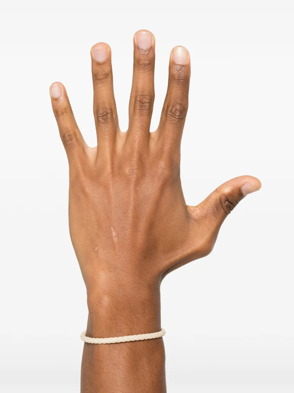 Le Gramme 7g Leather Cable Bracelet In Neutral