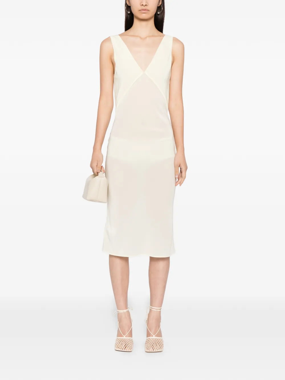 Paris Georgia SJP midi-jurk - Geel