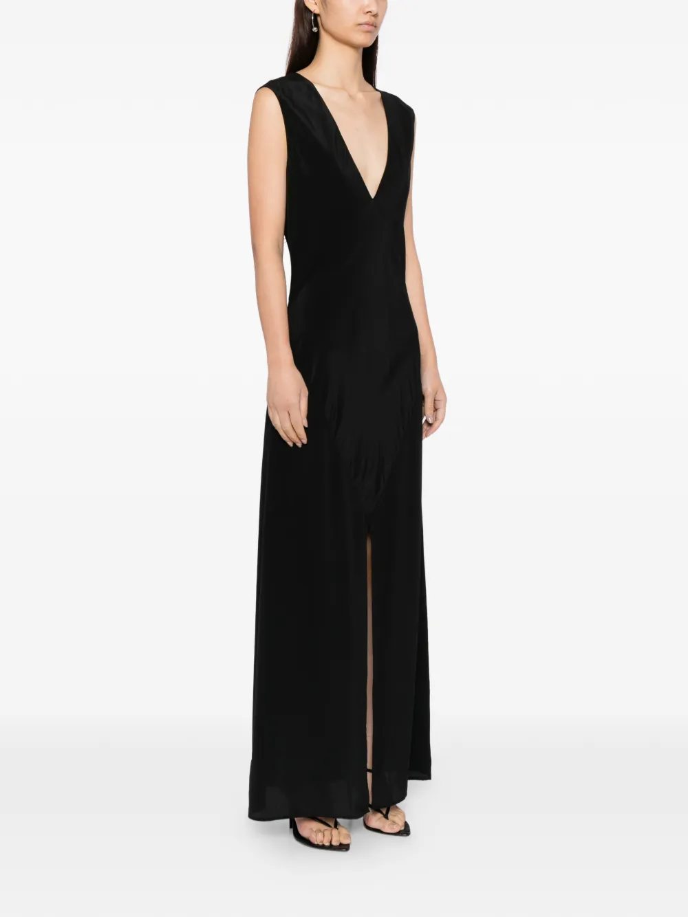 Paris Georgia Bettina Maxi Dress In Black