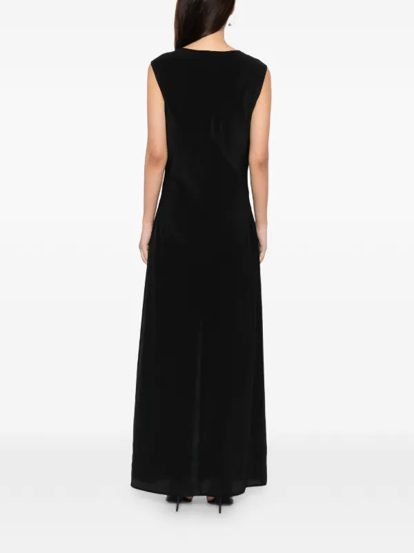 chinese dress ladies Bettina Animal Midnight Maxi Dress, from Apiece Apart Anm MDN / 0