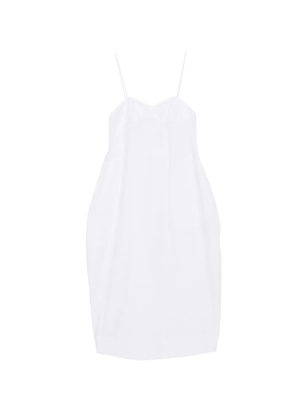 Róhe bustier voluminous maxi dress - White