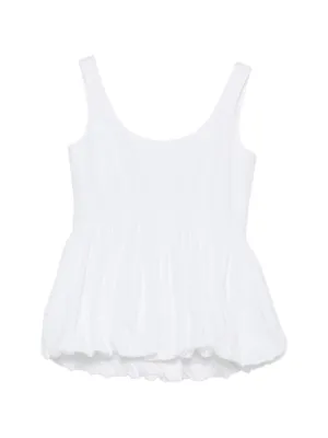 Cecilie Bahnsen Selena トップ | ホワイト | FARFETCH JP