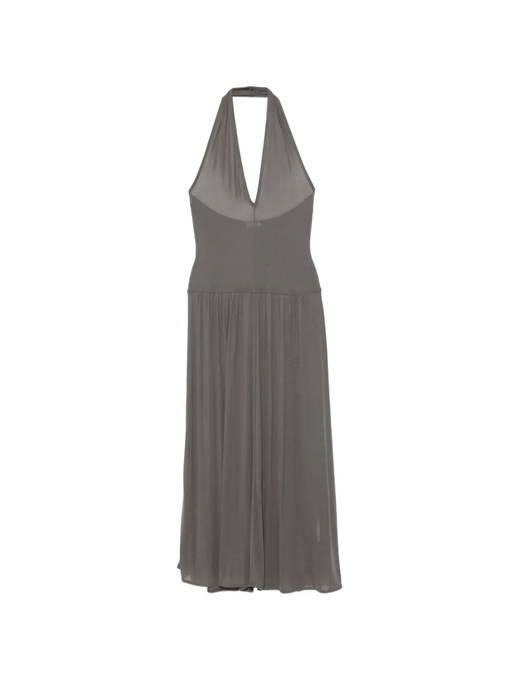 St. Agni V-neck midi dress - Grau