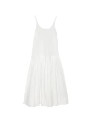 St. Agni Halter Wrap Dress - White