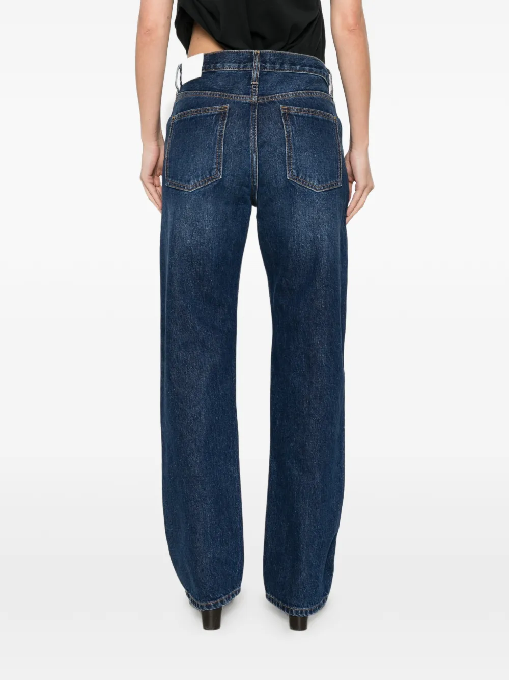 St. Agni Straight jeans Blauw