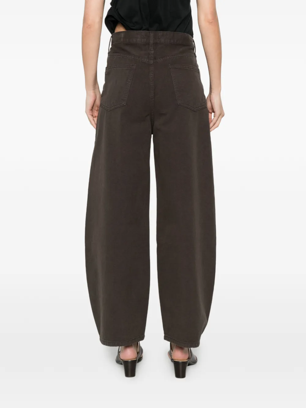 Barrel Mid-Rise Jeans