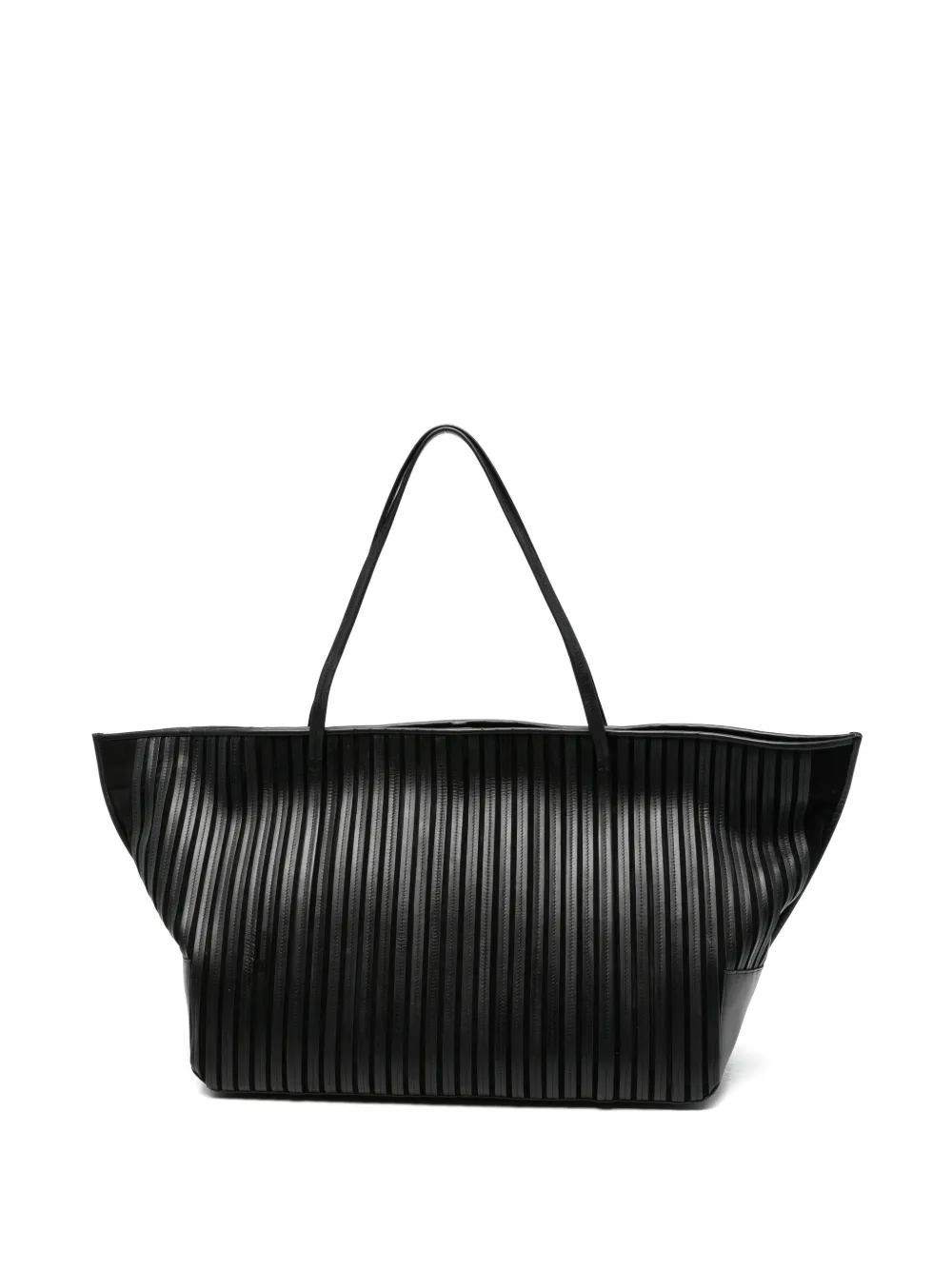 St. Agni large Linea Stitch shoulder bag - Nero