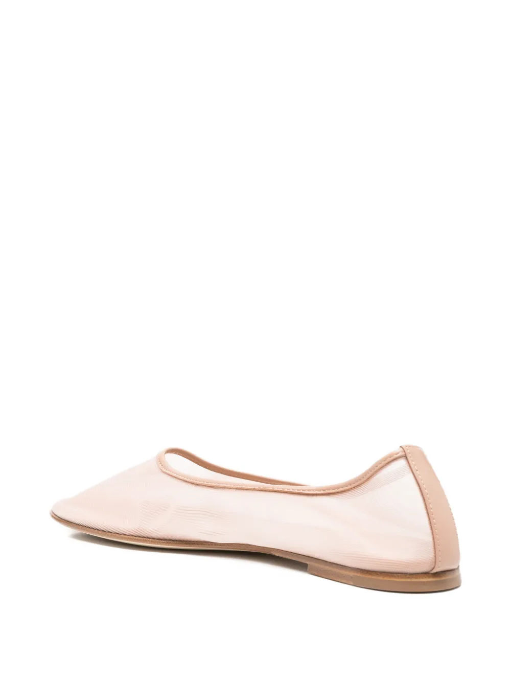 Dear Frances Ballerina's met ronde hals Beige
