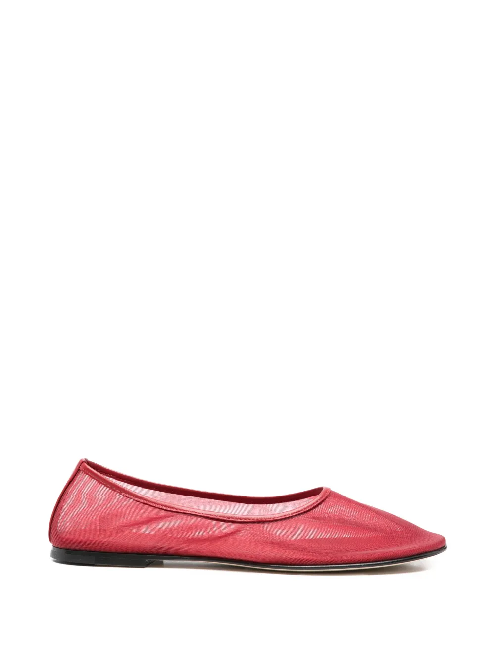 Dear Frances round-toe ballet flats - Rosso