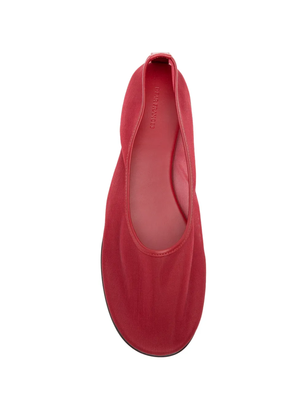 Dear Frances Ballerina's met ronde neus Rood
