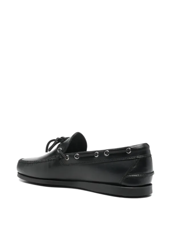 G.H.Bass Camp Moc Decker Boat Shoes | Black | FARFETCH