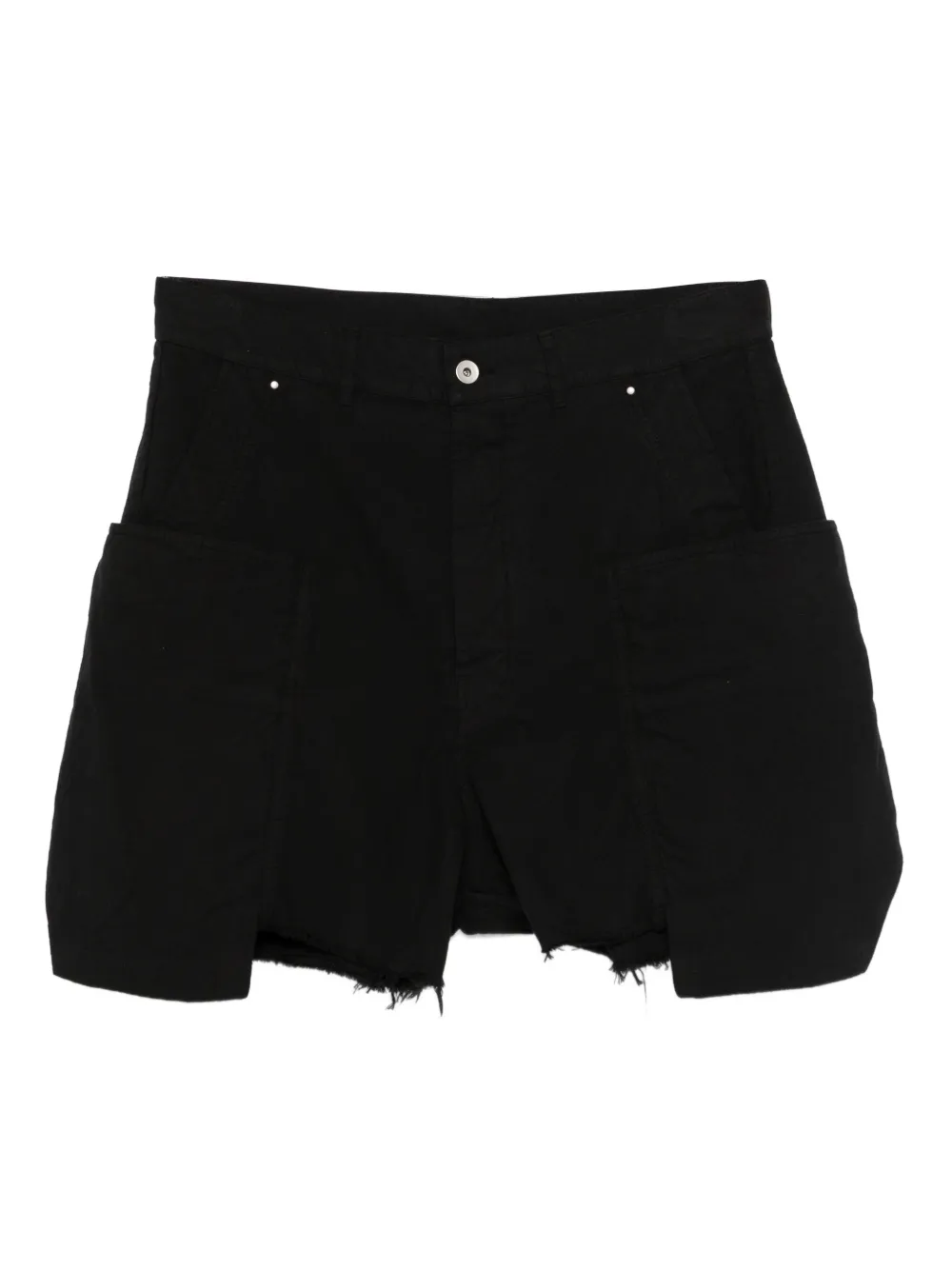 Rick Owens DRKSHDW bermudas deshilachadas | negro | Image 1