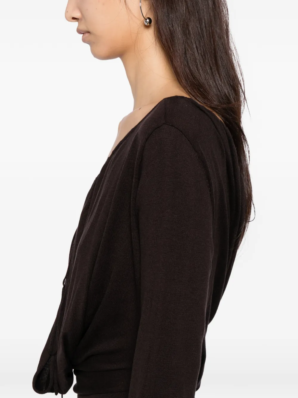 Aya Muse Sola mini-jurk Bruin