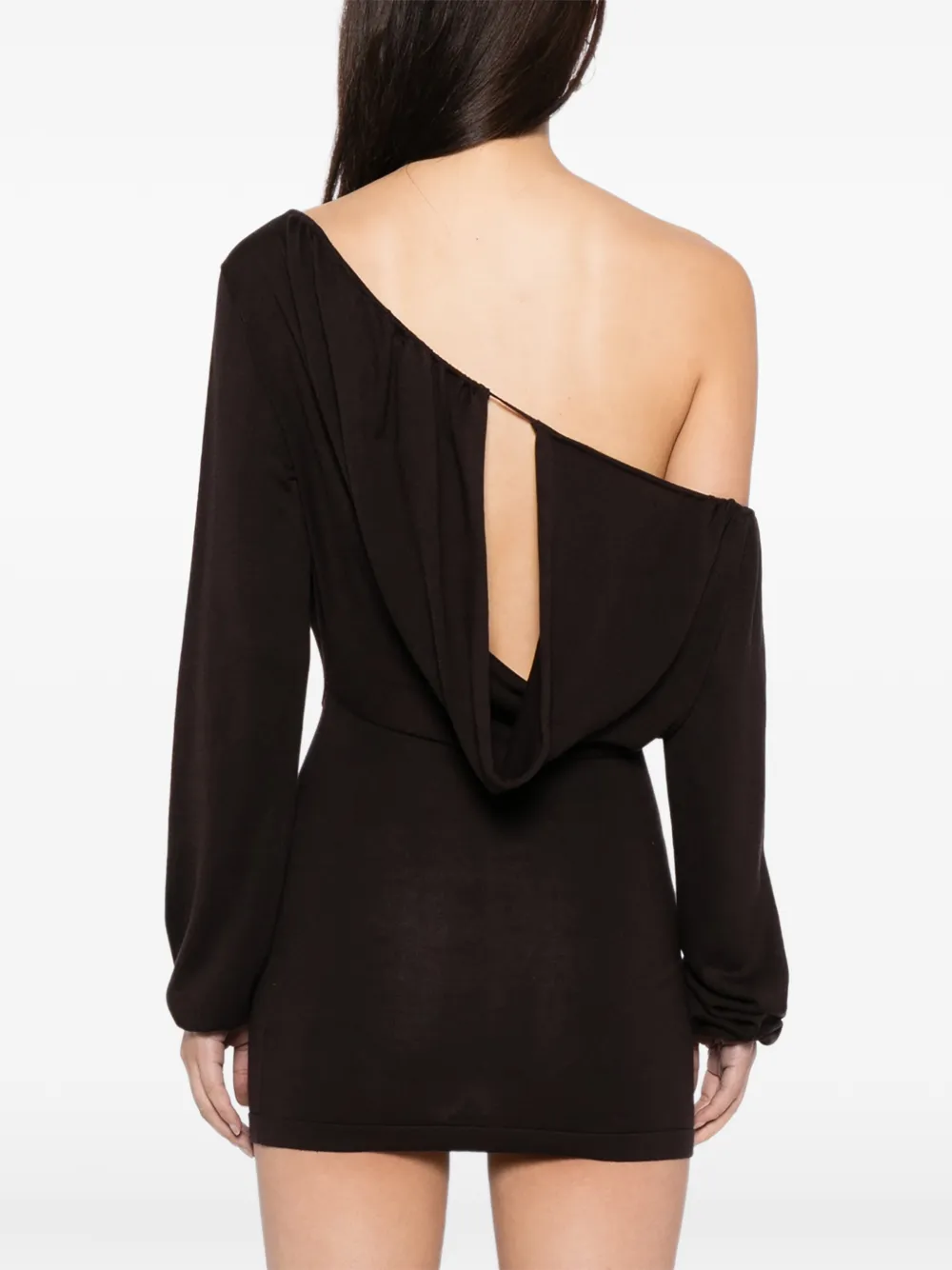 Aya Muse Sola mini-jurk Bruin