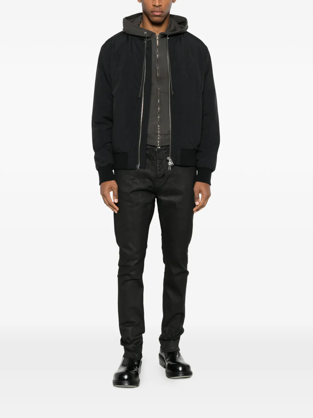 Rick Owens DRKSHDW Denim jeans met knopen - Zwart