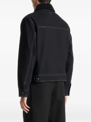 Nino clasp-detail stitch jacket 5