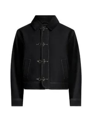 Nino clasp-detail stitch jacket 2