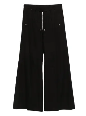 Rick Owens DRKSHDW ドローストリング パンツ | ブラック | FARFETCH JP
