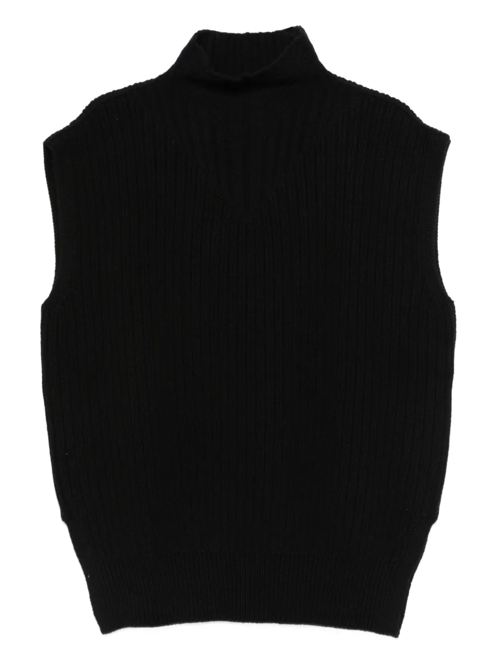 Rick Owens jersey con cuello alto | negro | Image 1