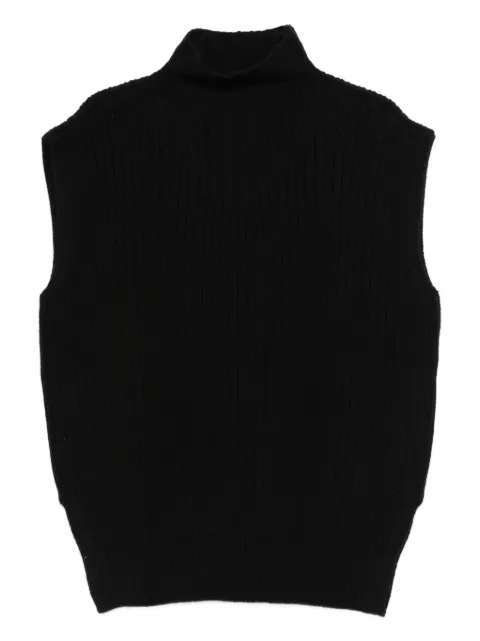 Rick Owens high-neck sleeveless sweater