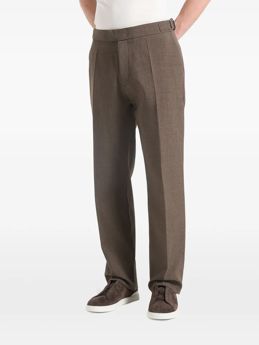 Joseph Hatched Tailored Trousers