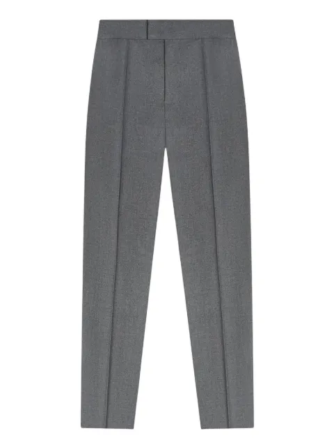 Manière De Voir Claude pleated-motif Eiffel-detail tailored trousers