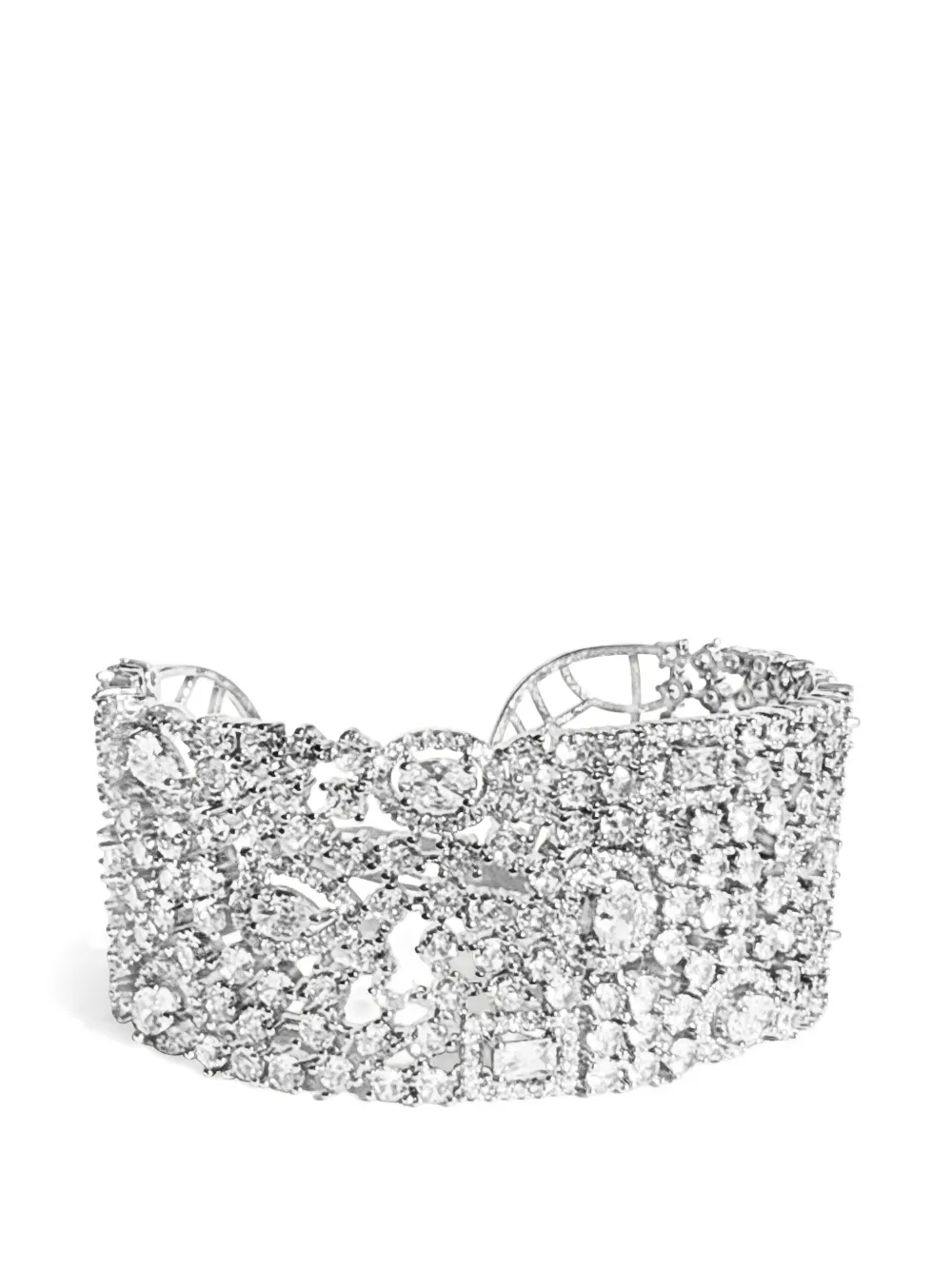 HZMER JEWELLERY Stardust Mirage cuff bracelet - Argento