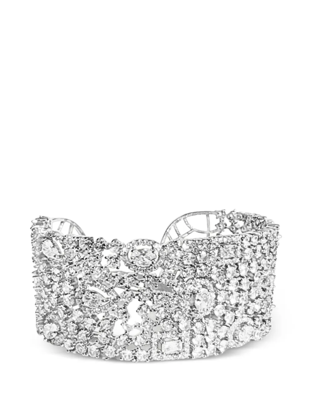 HZMER JEWELLERY Stardust Mirage cuff bracelet - Argento