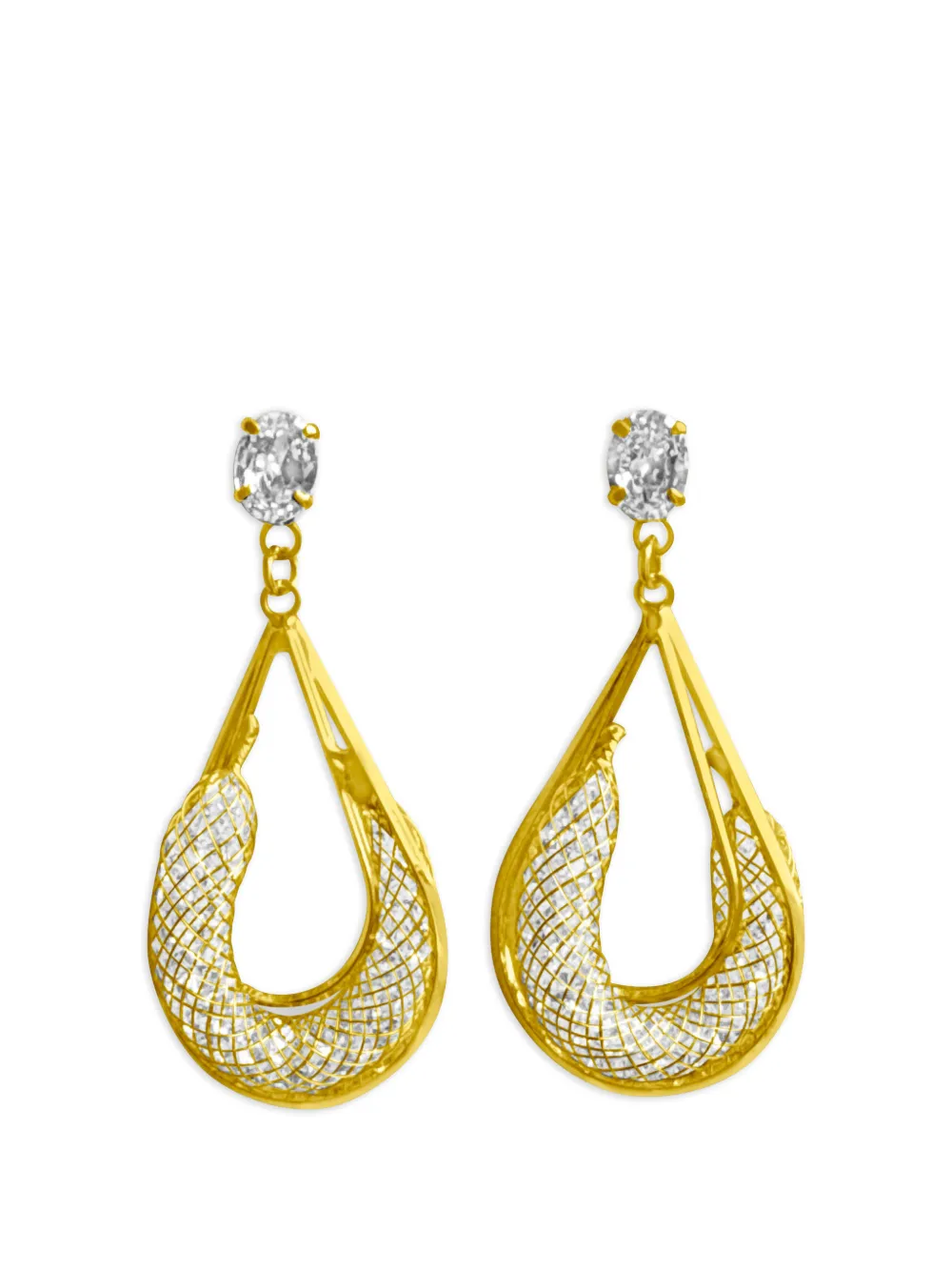 HZMER JEWELLERY Nostalgic Shine earrings - Oro