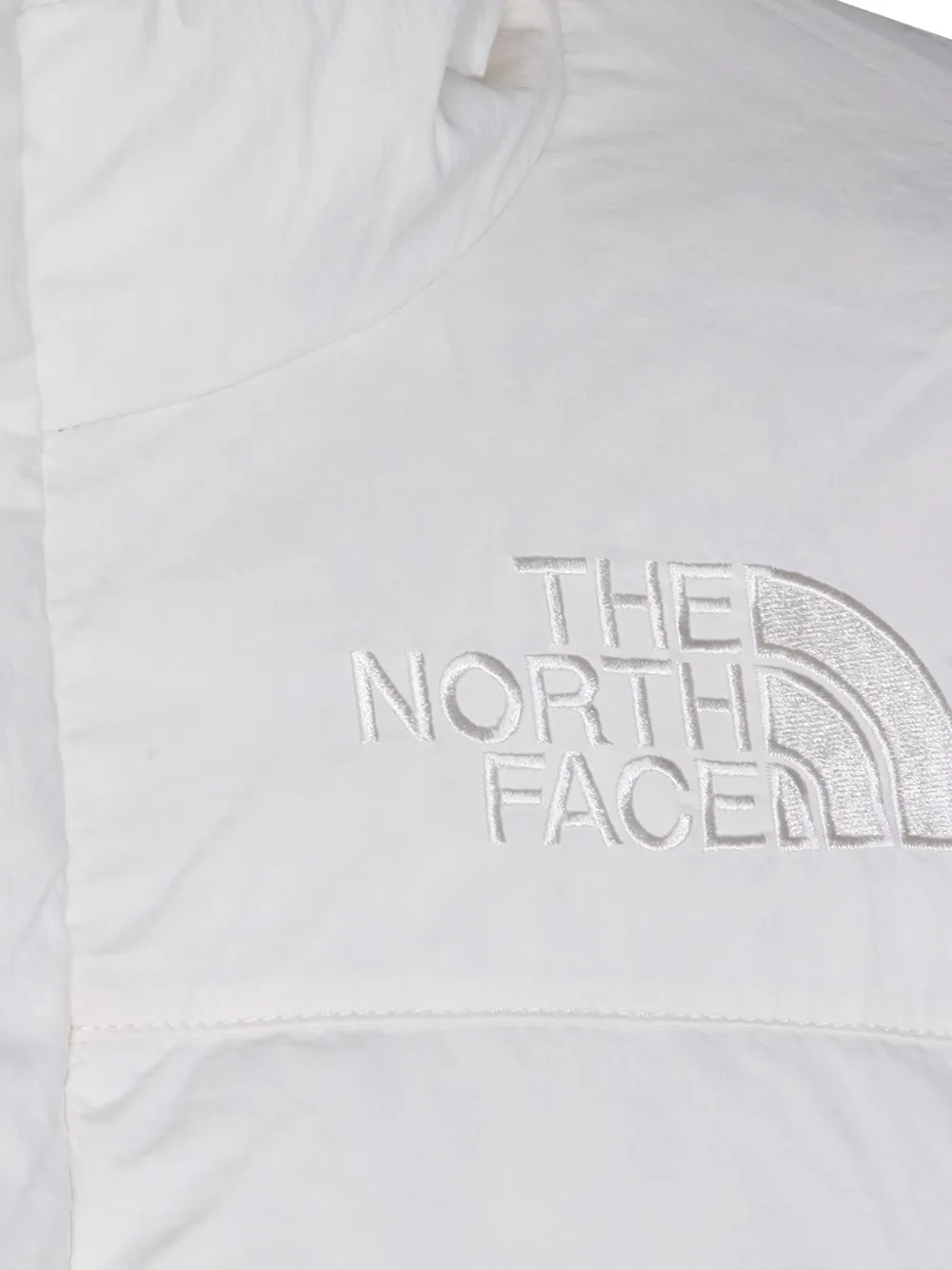 The North Face Jack met capuchon en logo Wit
