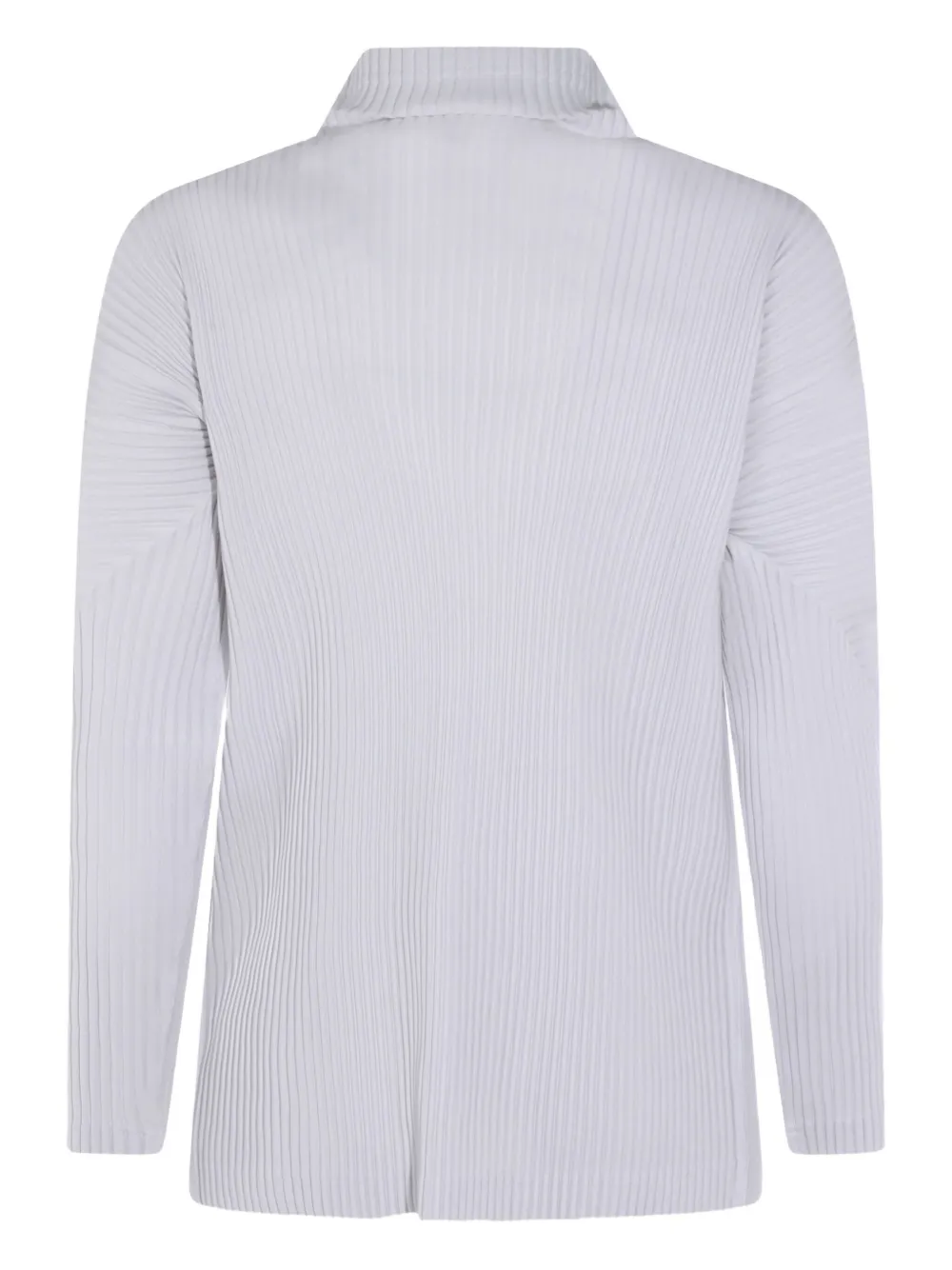 Homme Plissé Issey Miyake turtleneck pleated T-shirt - Grijs