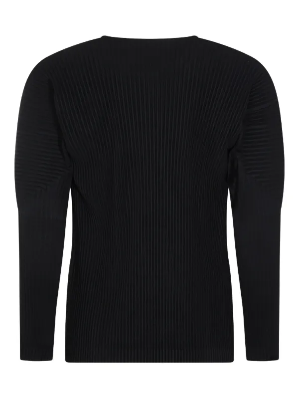 HOMME PLISSE オムプリッセ ロングスリーブ Homme Plissé Issey Miyake ロングスリーブ トップ | ブラック