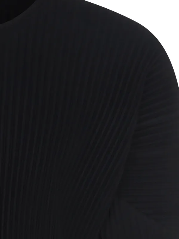 Homme Plissé Issey Miyake ロングスリーブ トップ | ブラック