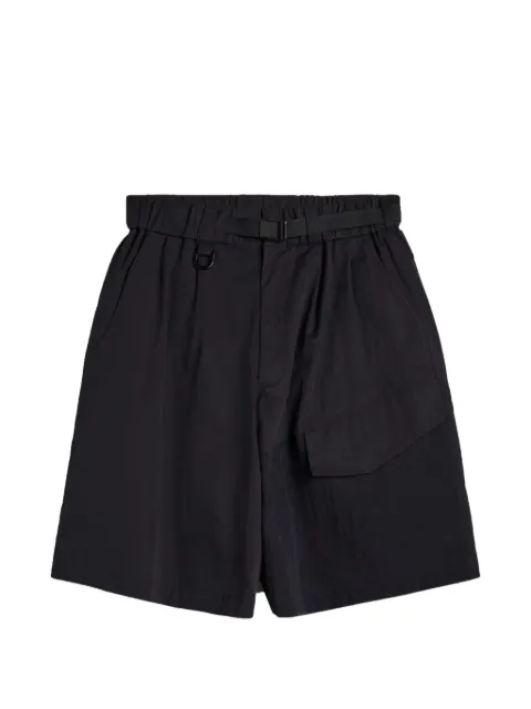Y-3 UT belted shorts