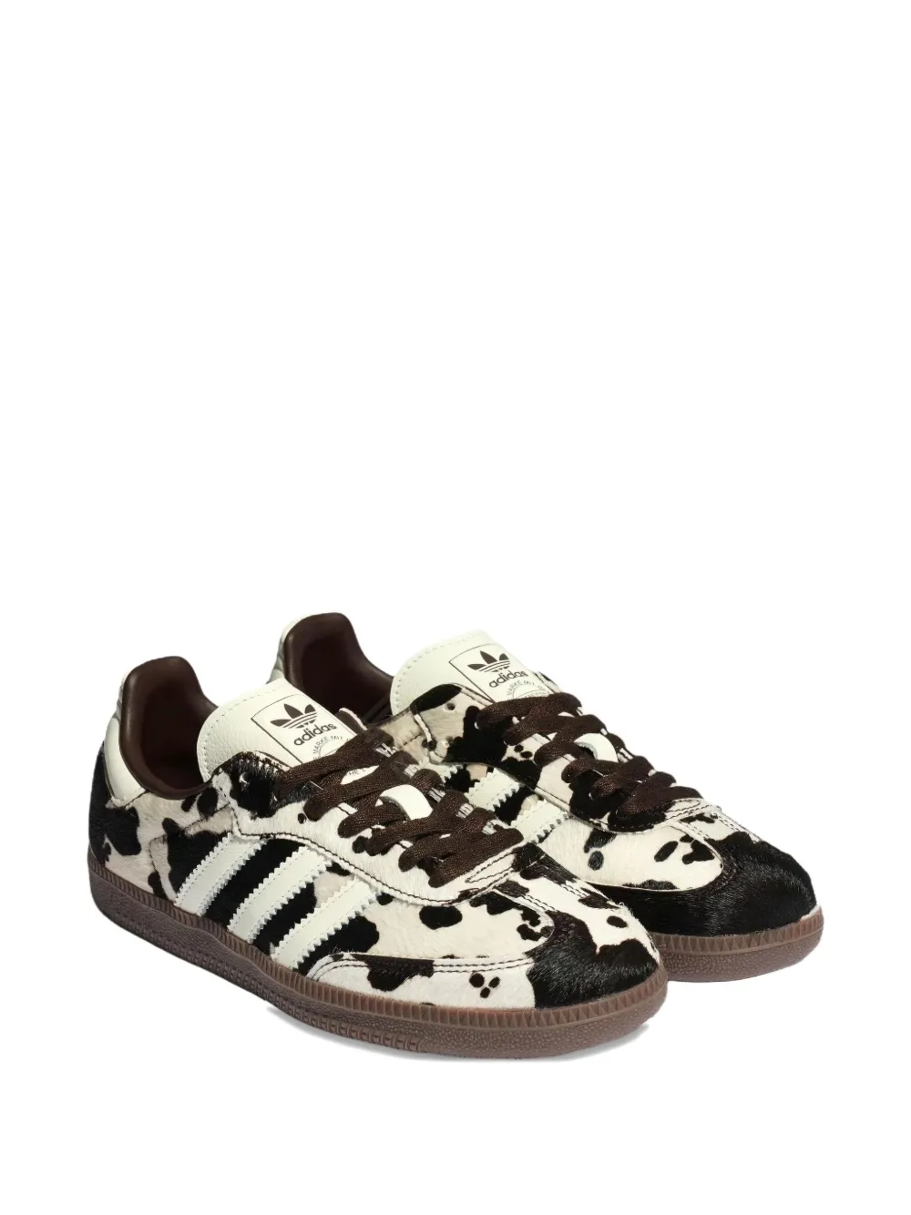 Adidas Samba OG leather lace-up sneakers - Wit