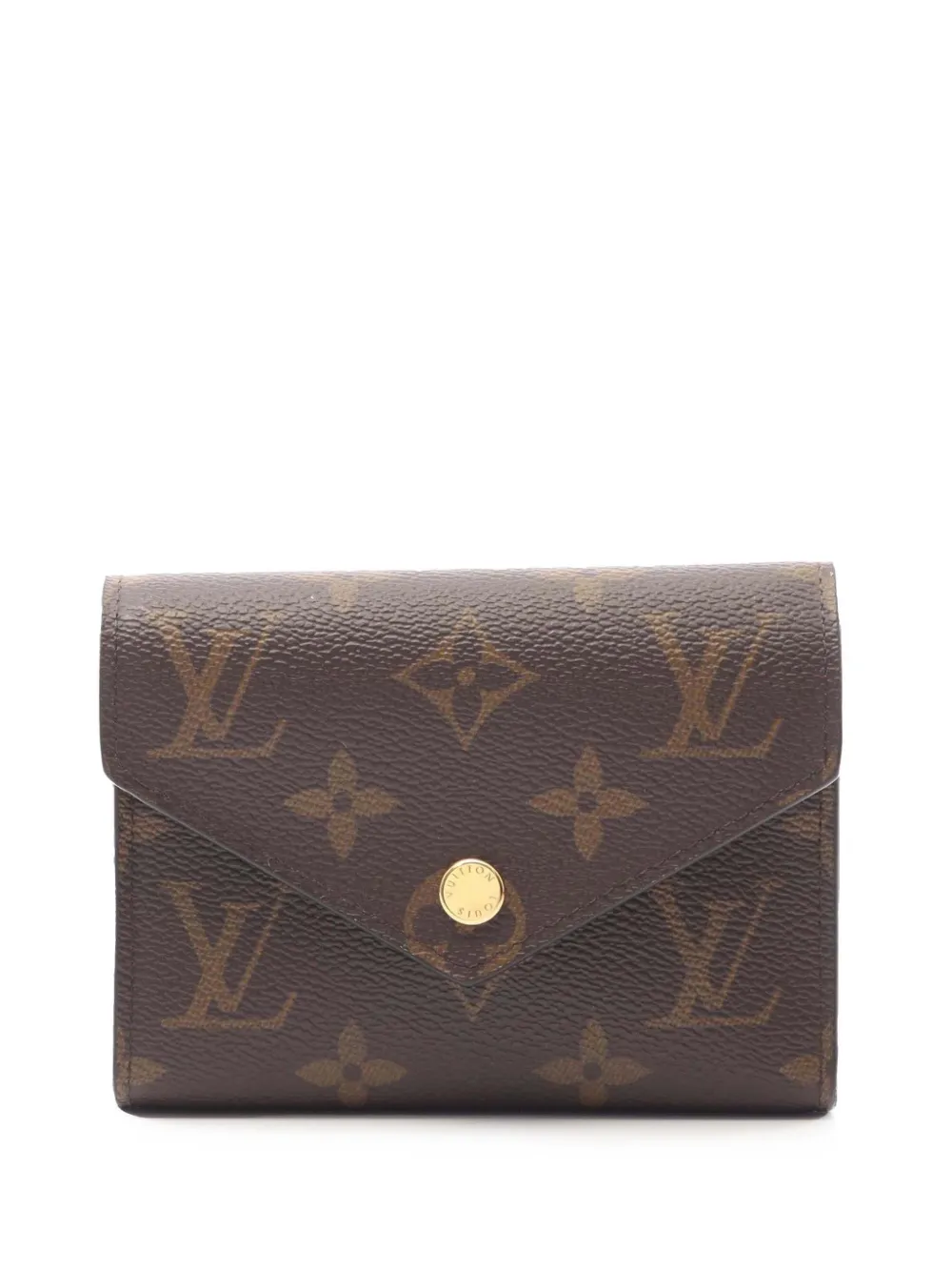 Louis Vuitton Pre-Owned 2020 モノグラム ヴィクトリーヌ ウォレット 財布 - ブラウン Louis Vuitton Pre-Owned 2020 モノグラム ヴィクトリーヌ ウォレット 財布 - ブラウン