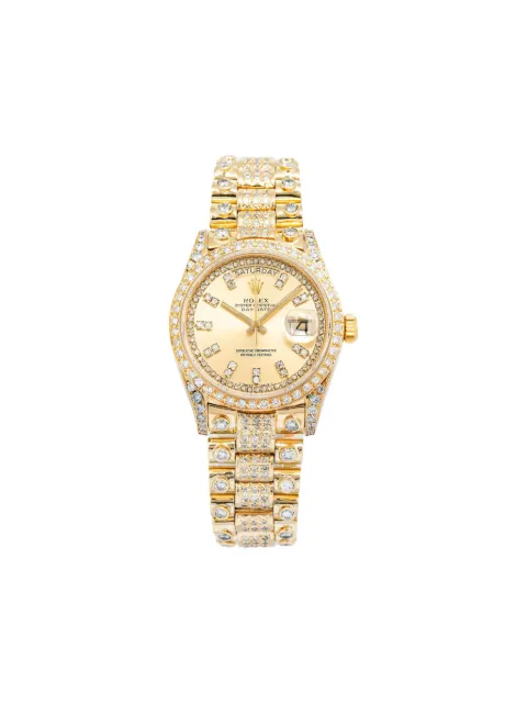 Rolex reloj Day-Date President de 36mm en oro amarillo de 18kt con diamantes