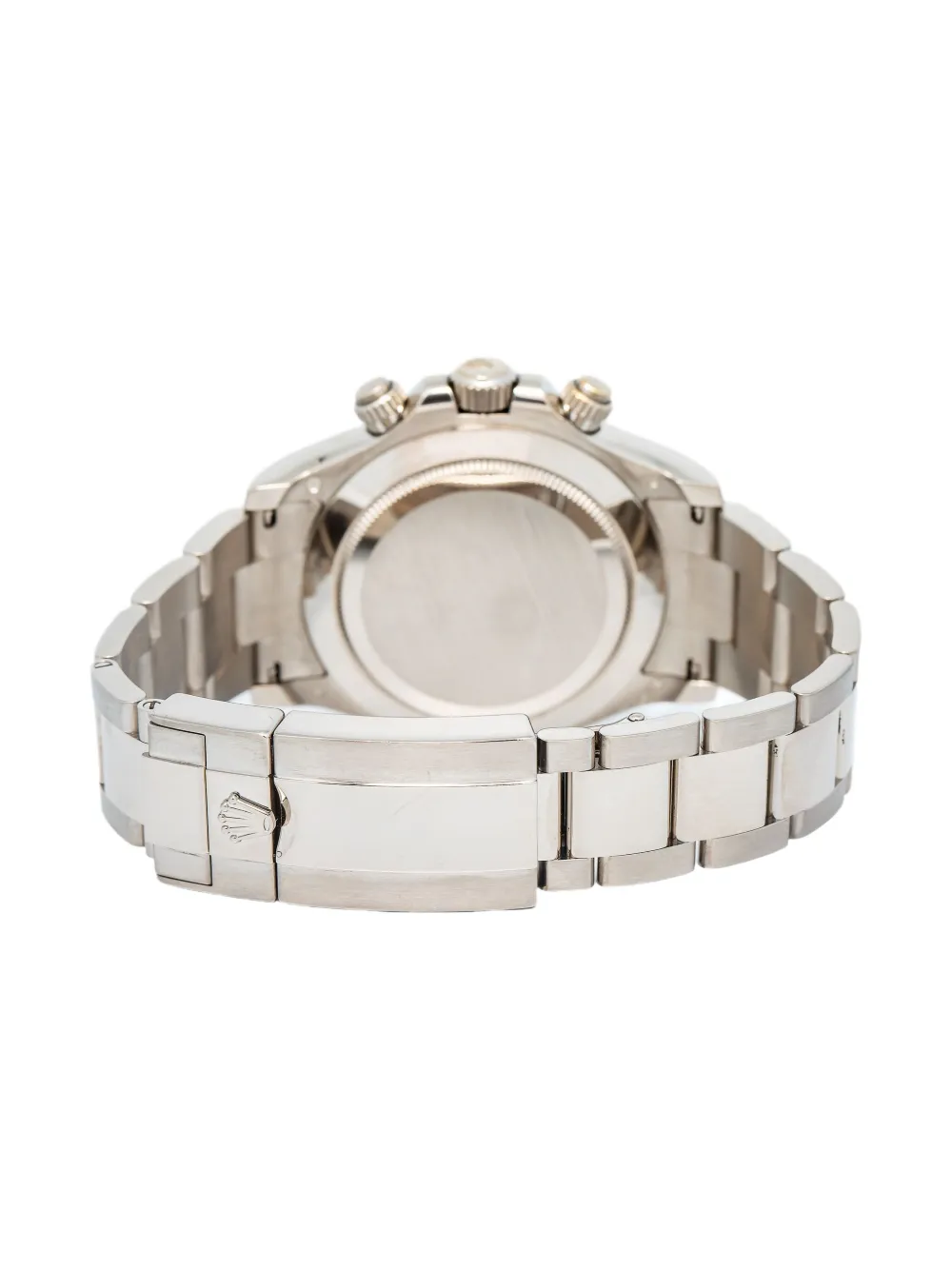 Pre-owned Rolex 18k White Gold Daytona 40mm In Silver