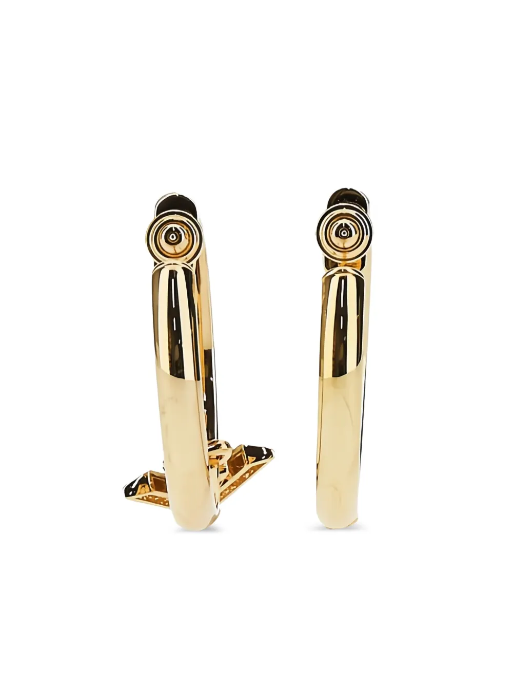 Valentino Garavani Je Les metalen oorringen met kristallen en V-logo - Goud