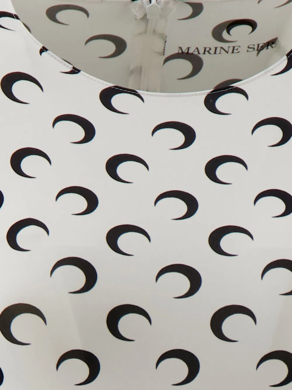 Marine Serre Moon Jumpsuit In White