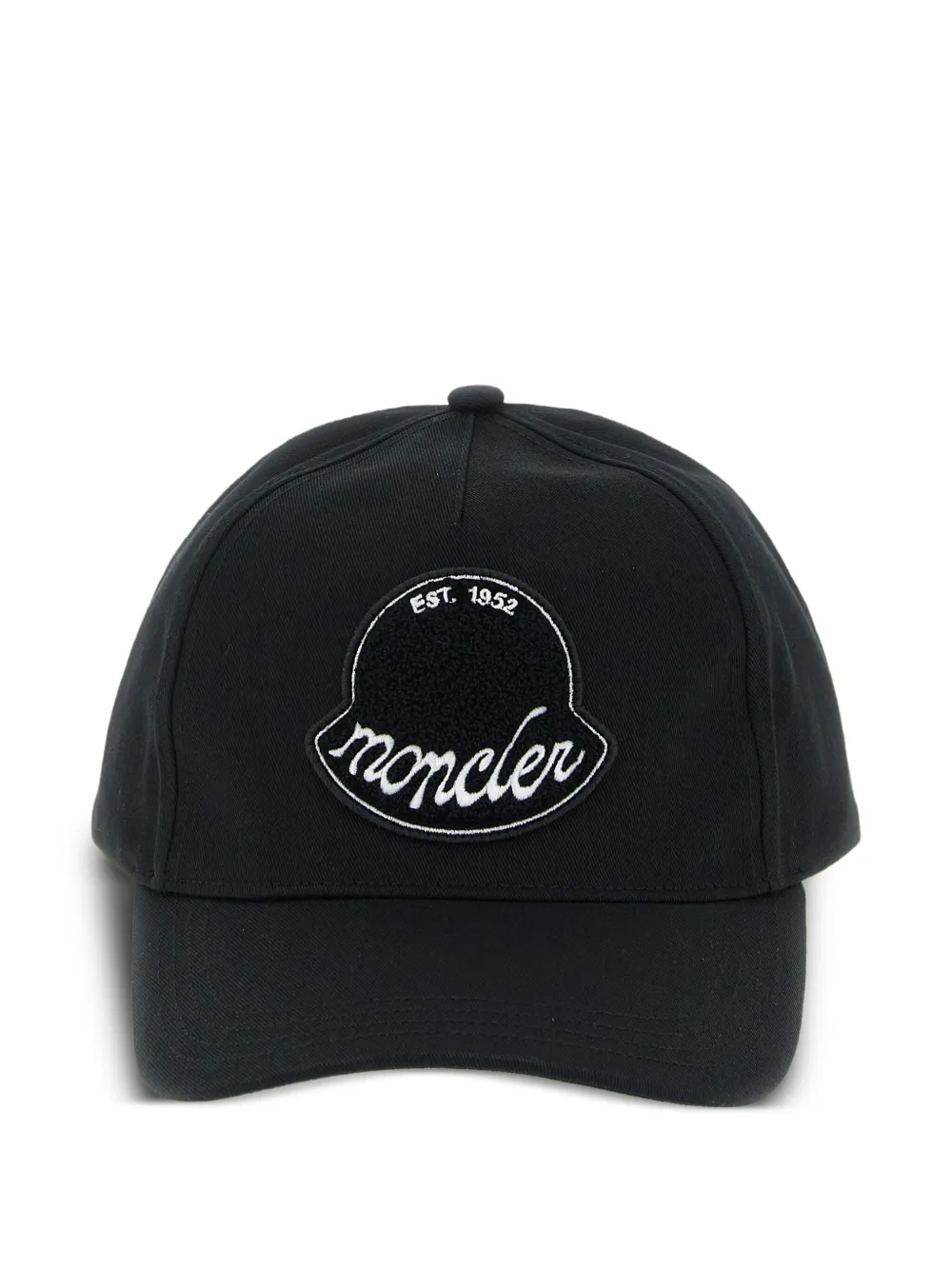 Moncler logo-patch adjustable baseball cap | Black | Image 1