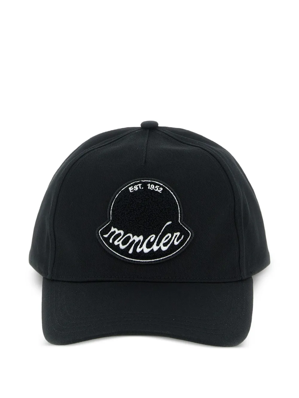 Moncler logo-patch adjustable baseball cap | Black | Image 1