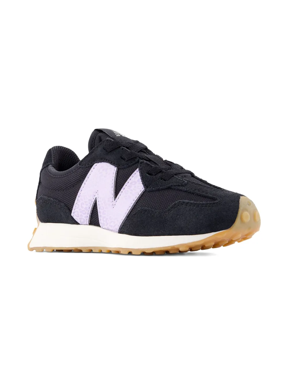 New Balance Kids 327 Lace Bungee sneakers Zwart