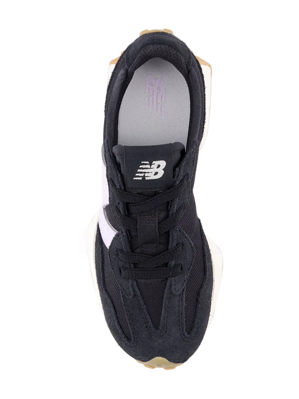 New Balance Kids 327 Lace Bungee sneakers Zwart