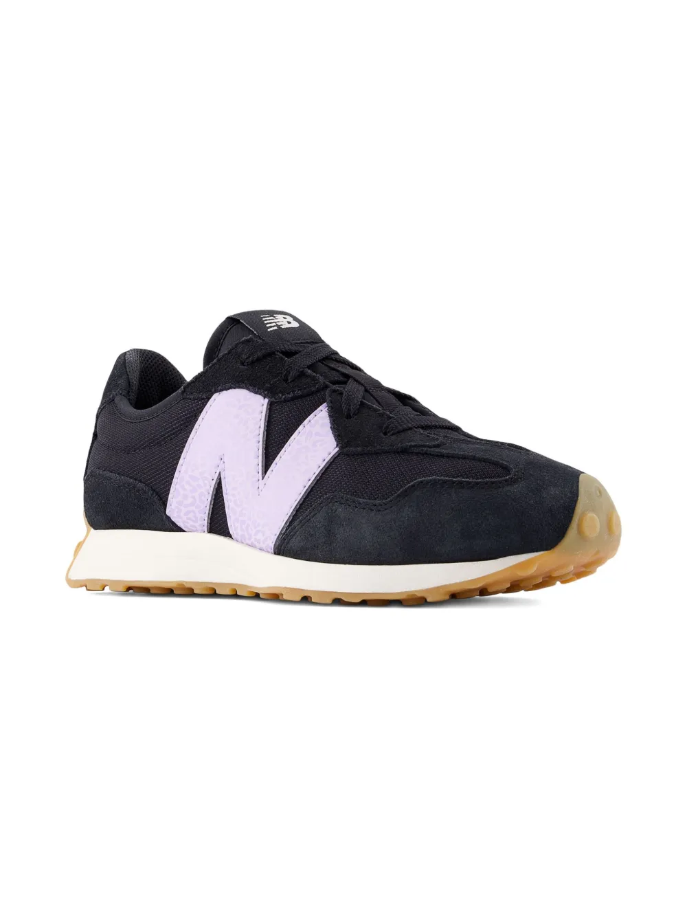 New Balance Kids 327 Lace sneakers met oversized logo - Zwart