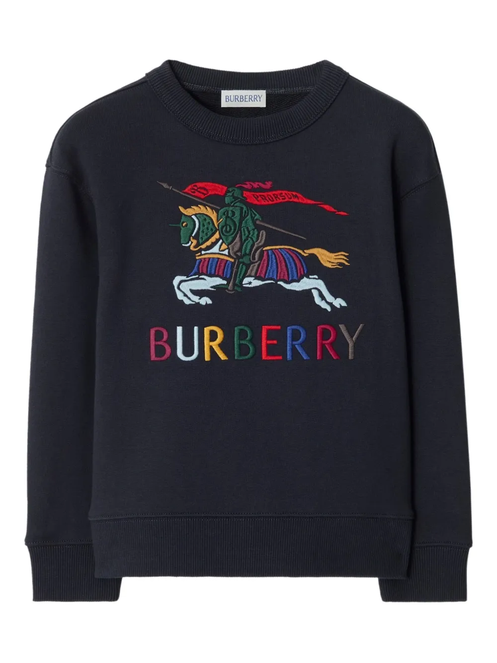 Burberry Ekd Cotton Sweatshirt In Animal Print