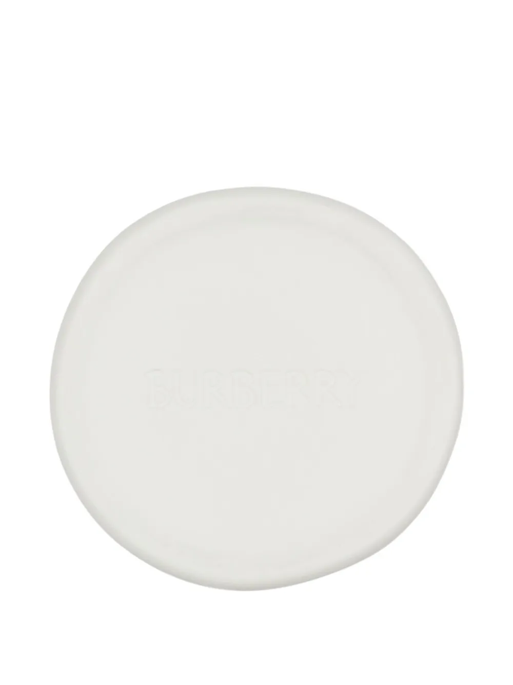 Burberry Rose Violet Blossom Logo-detail Candle (9x8.5cm) In White