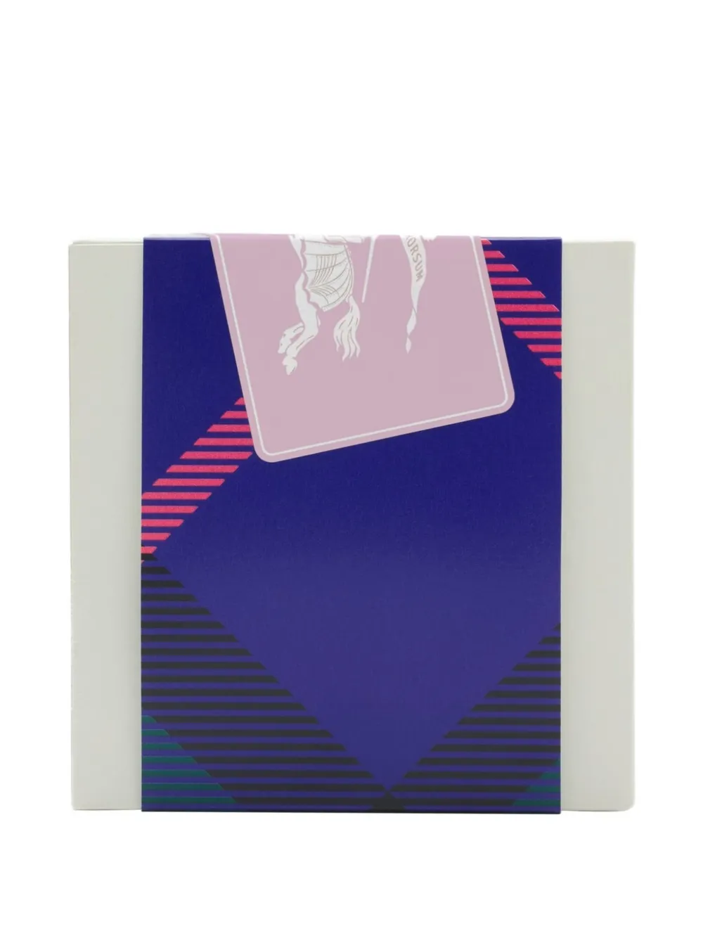 Burberry Rose Violet Blossom Logo-detail Candle (9x8.5cm) In White