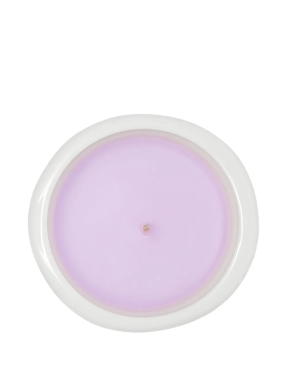 Burberry Rose Violet Blossom Logo-detail Candle (9x8.5cm) In White