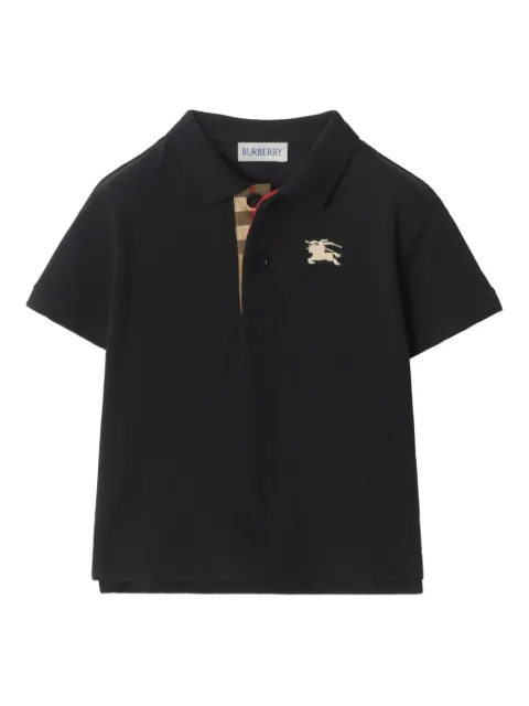 Burberry Kids playera tipo polo con motivo Equestrian Knight
